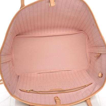 Louis Vuitton Damier Azur Neo Neverfull MM Rose Ballerine 5 of 8