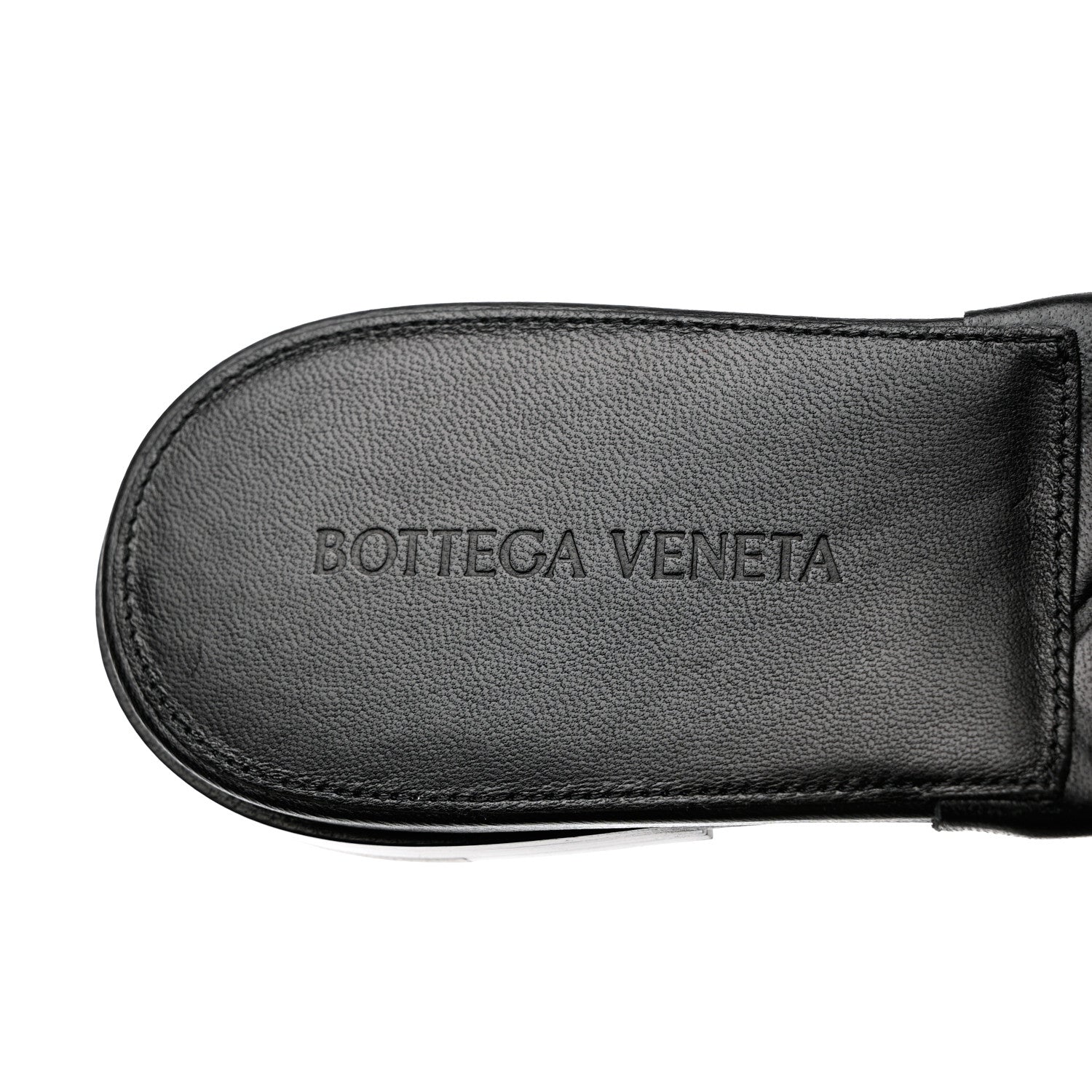Bottega Veneta Nappa Quilted Rubber Lido Flat Sandals 39 Black 6 of 8