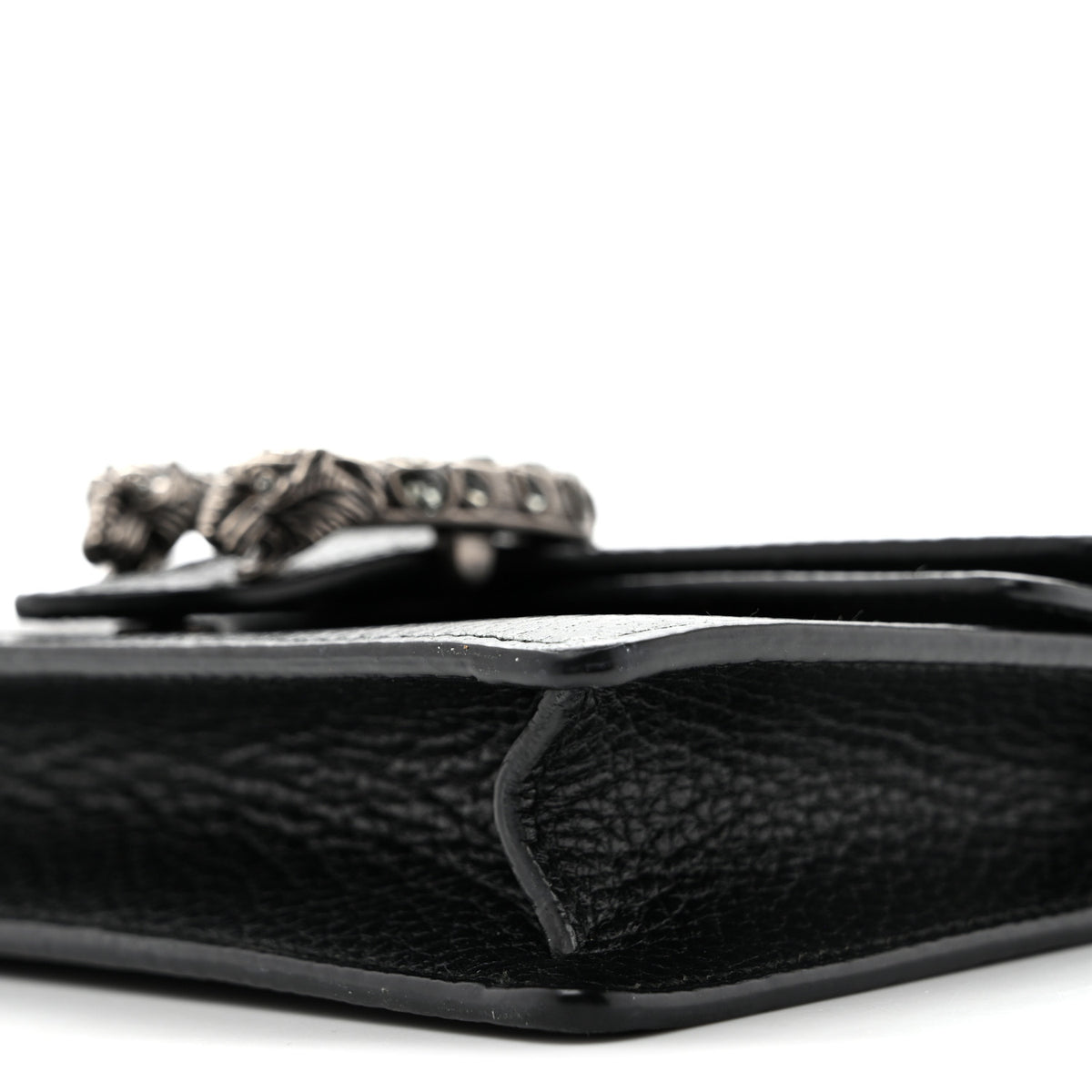 Gucci Calfskin Super Mini Dionysus Shoulder Bag Black 8 of 11