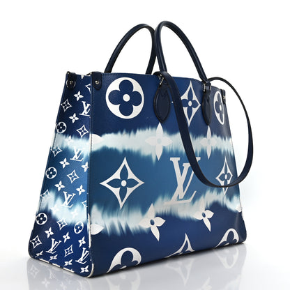 Louis Vuitton Monogram Escale Onthego GM Blue 3 of 8