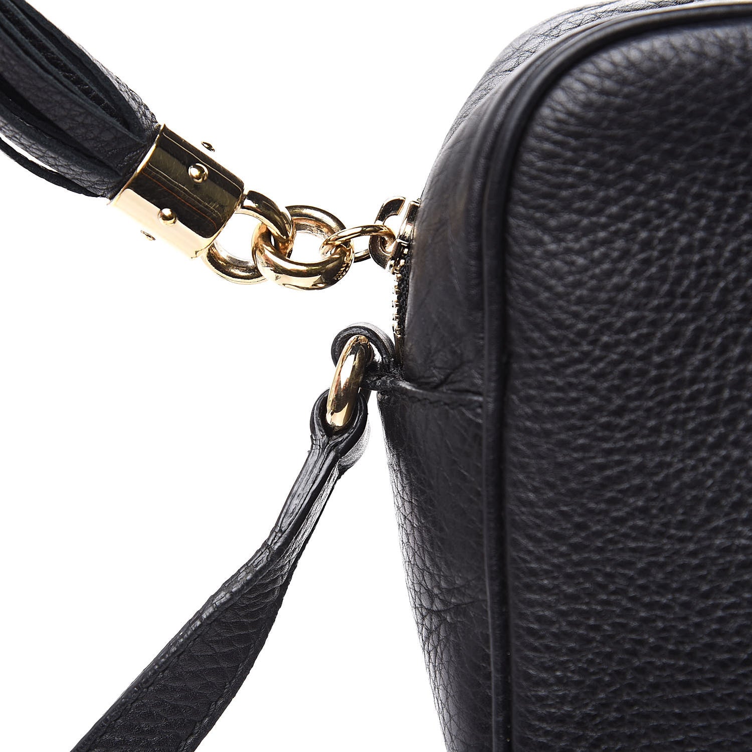 Gucci Pebbled Calfskin Small Soho Disco Bag Black 12 of 13