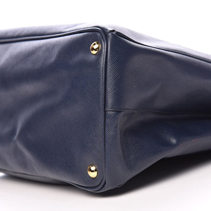 Prada Saffiano Large Galleria Double Zip Tote Baltico 10 of 12