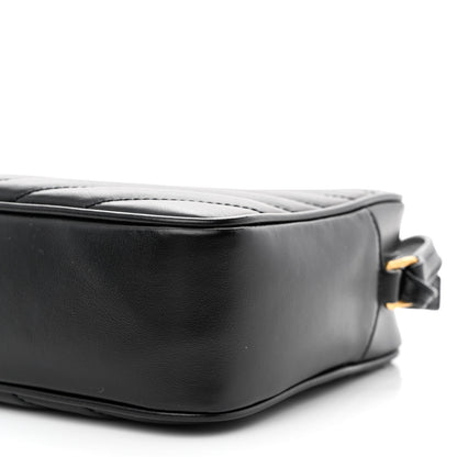 Saint Laurent Calfskin Matelasse Monogram Lou Camera Bag Black 10 of 11