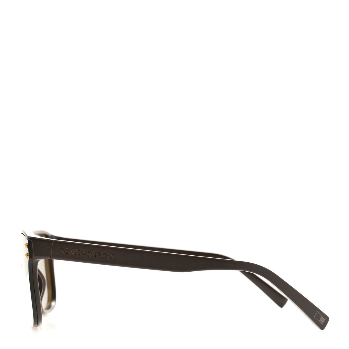Louis Vuitton Acetate LV Waimea Square Sunglasses Z1485W Brown 3 of 6