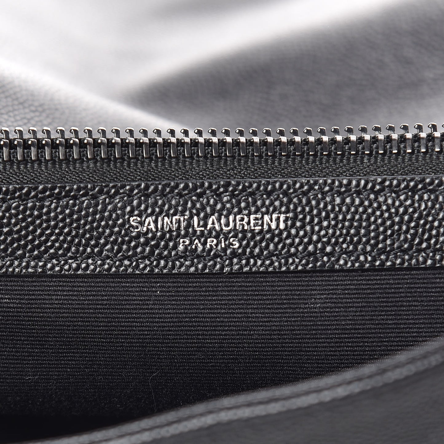 Grain De Poudre Medium West Hollywood Monogram Fold-Over Black