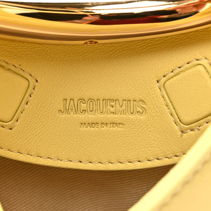 Jacquemus Calfskin Le Calino Ring Top Handle Bag Pale Yellow 7 of 13