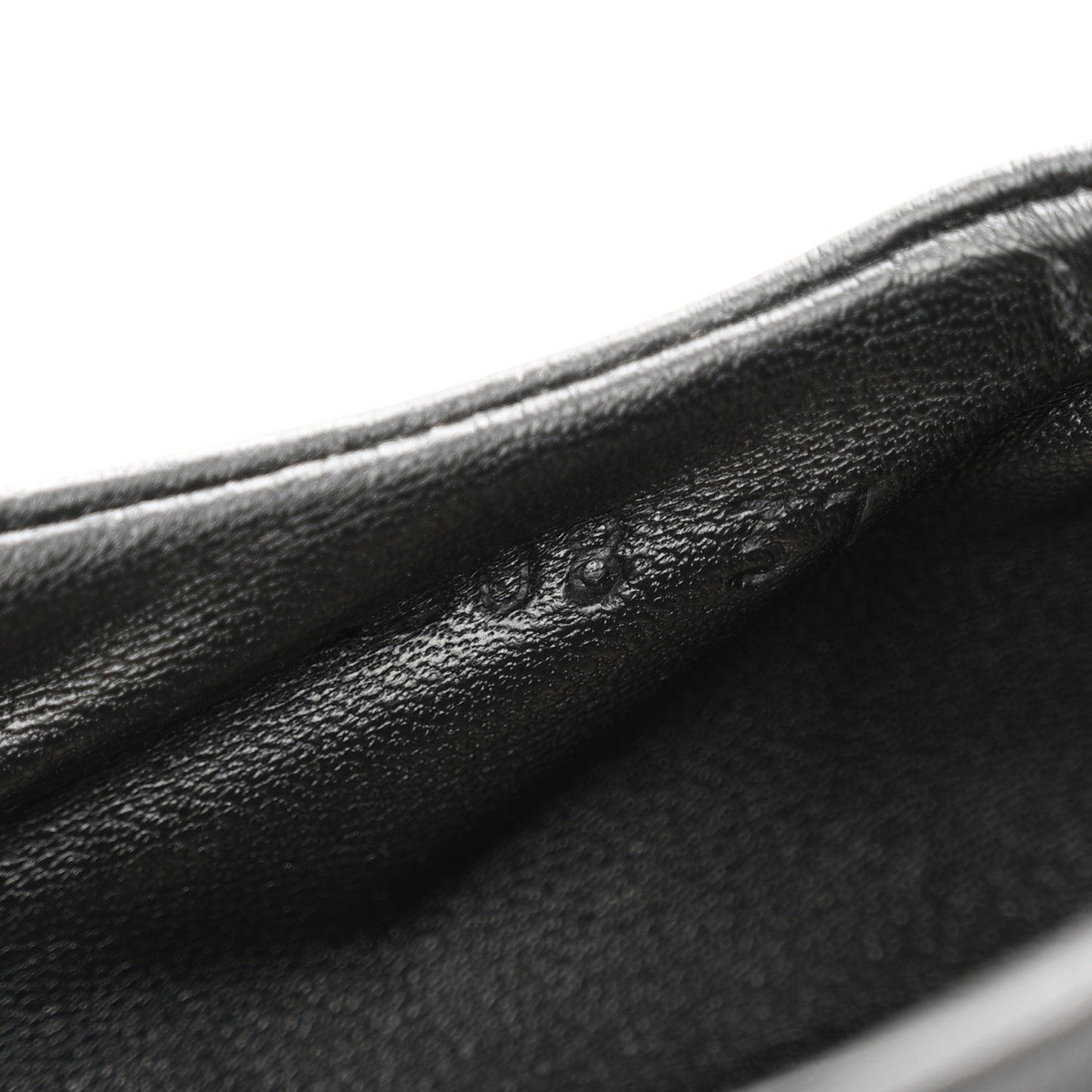 Lambskin Pebble Ballerina Flats 37 Black