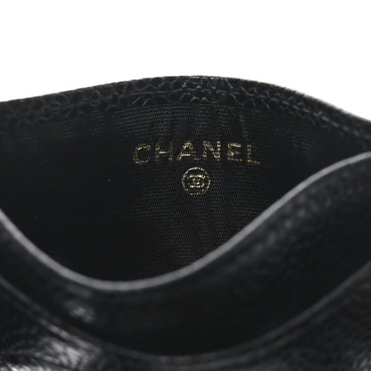 Chanel Caviar Timeless CC Card Holder Black 6 of 8