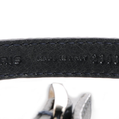 Balenciaga Agneau Giant 12 Silver Hardware Triple Tour Bracelet Small Anthracite 7 of 8