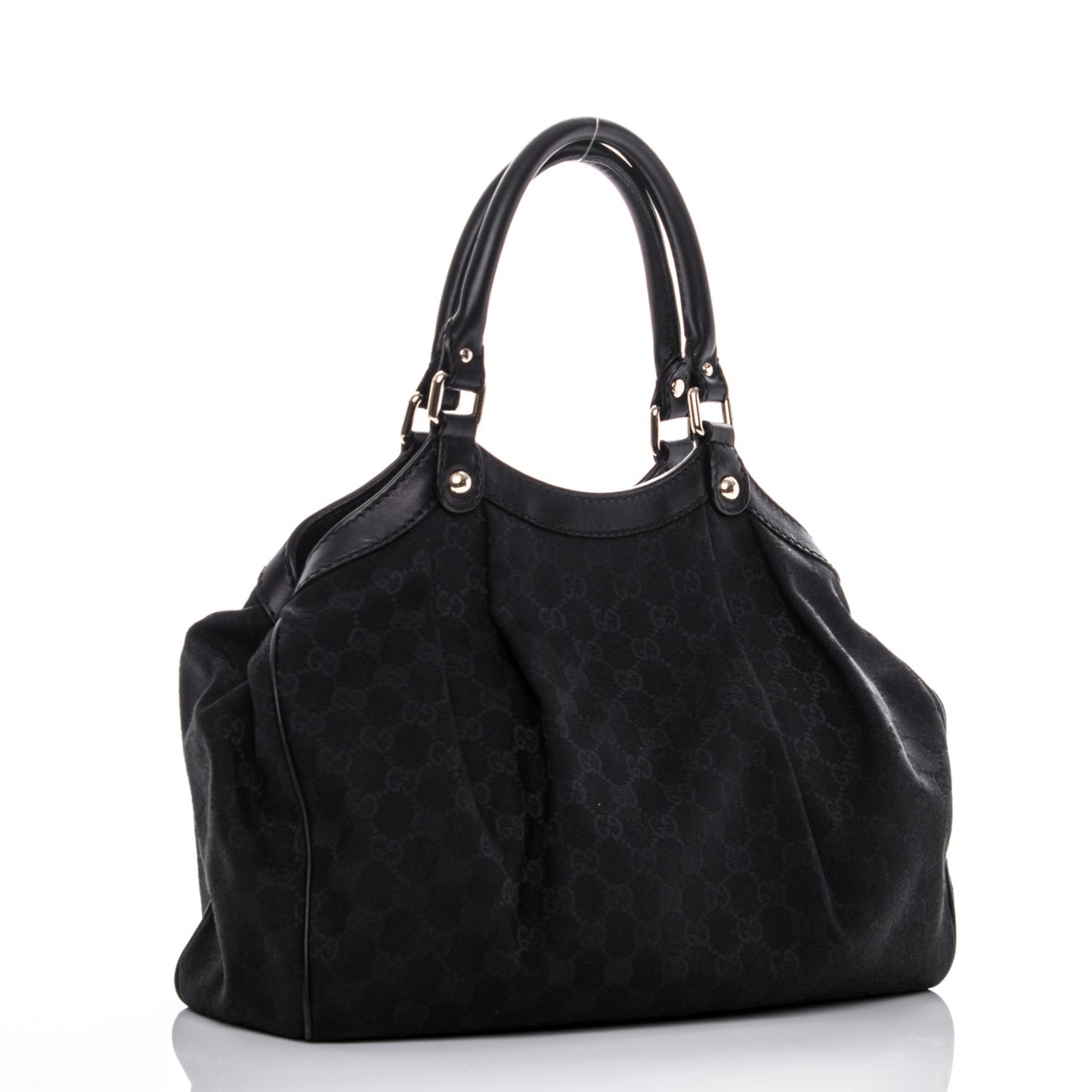 Monogram Medium Sukey Tote Black