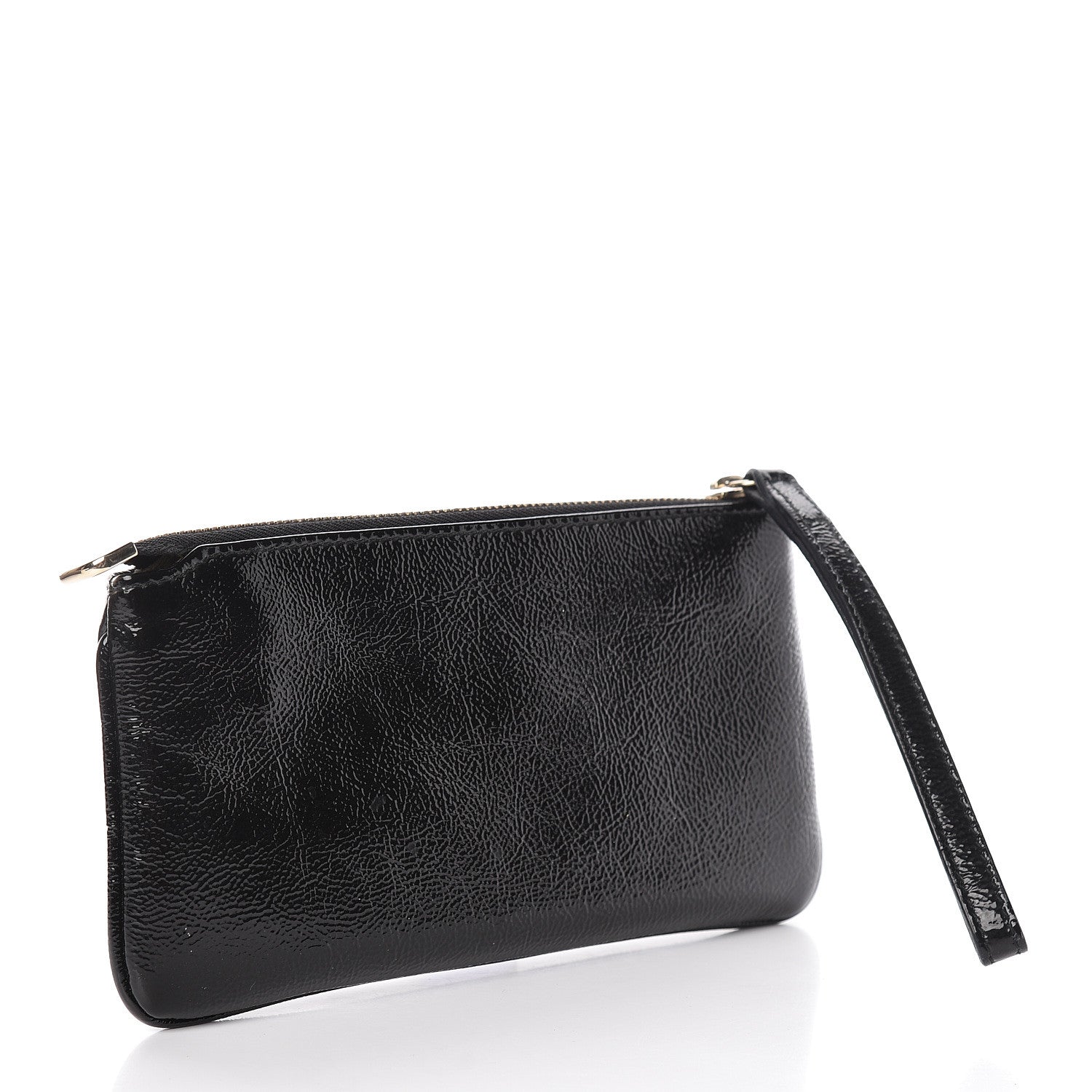Gucci Soft Patent Soho Wristlet Black 3 of 9