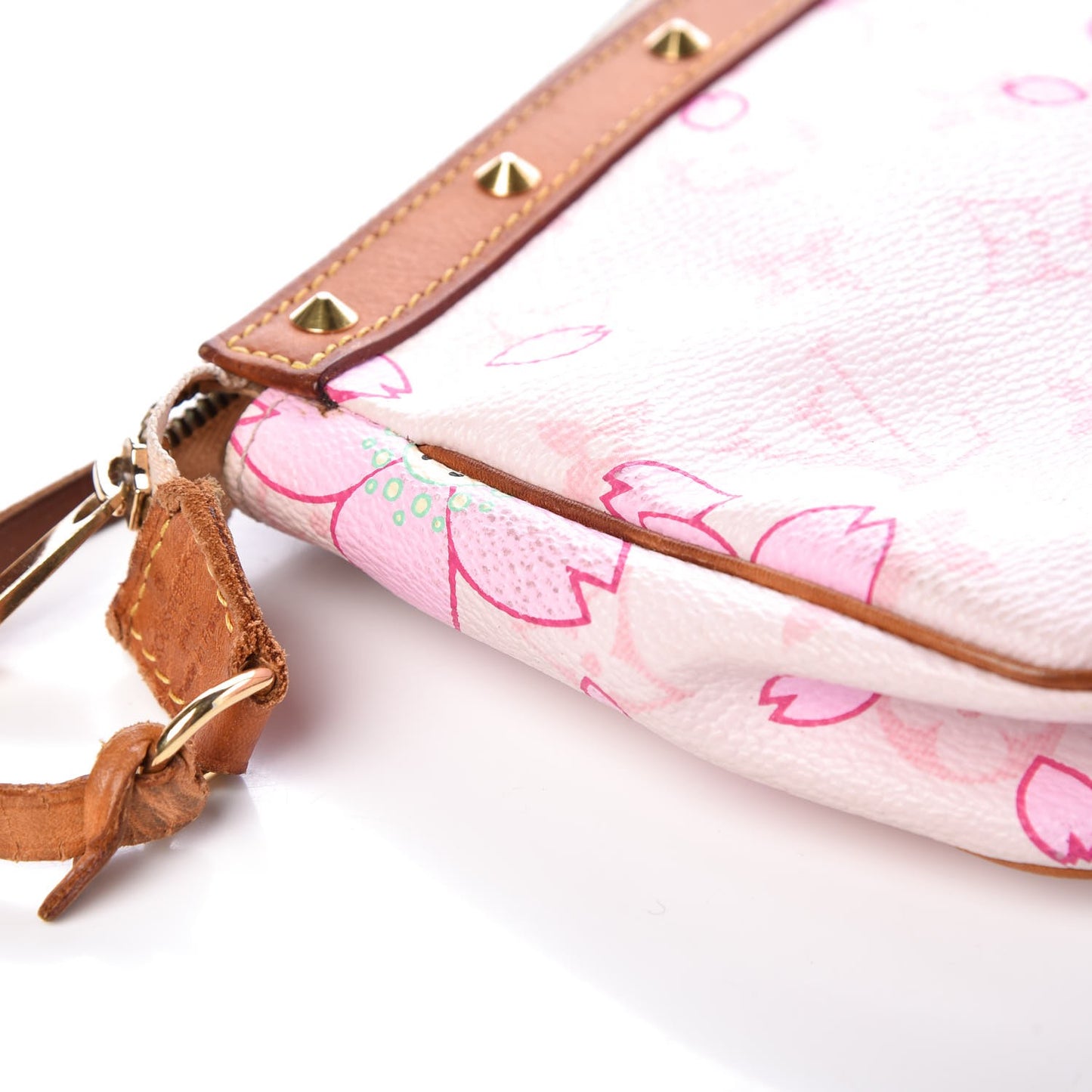 Monogram Cherry Blossom Pochette Accessories Pink