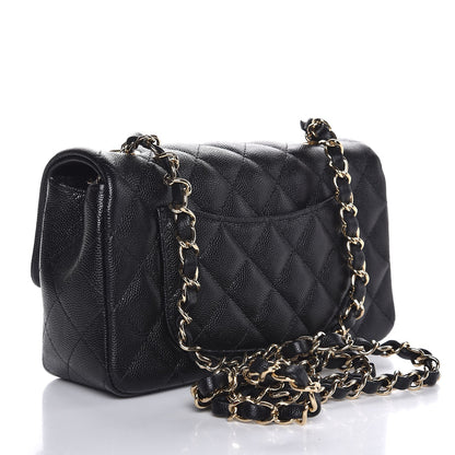 Chanel Caviar Quilted Mini Rectangular Flap Black 3 of 8