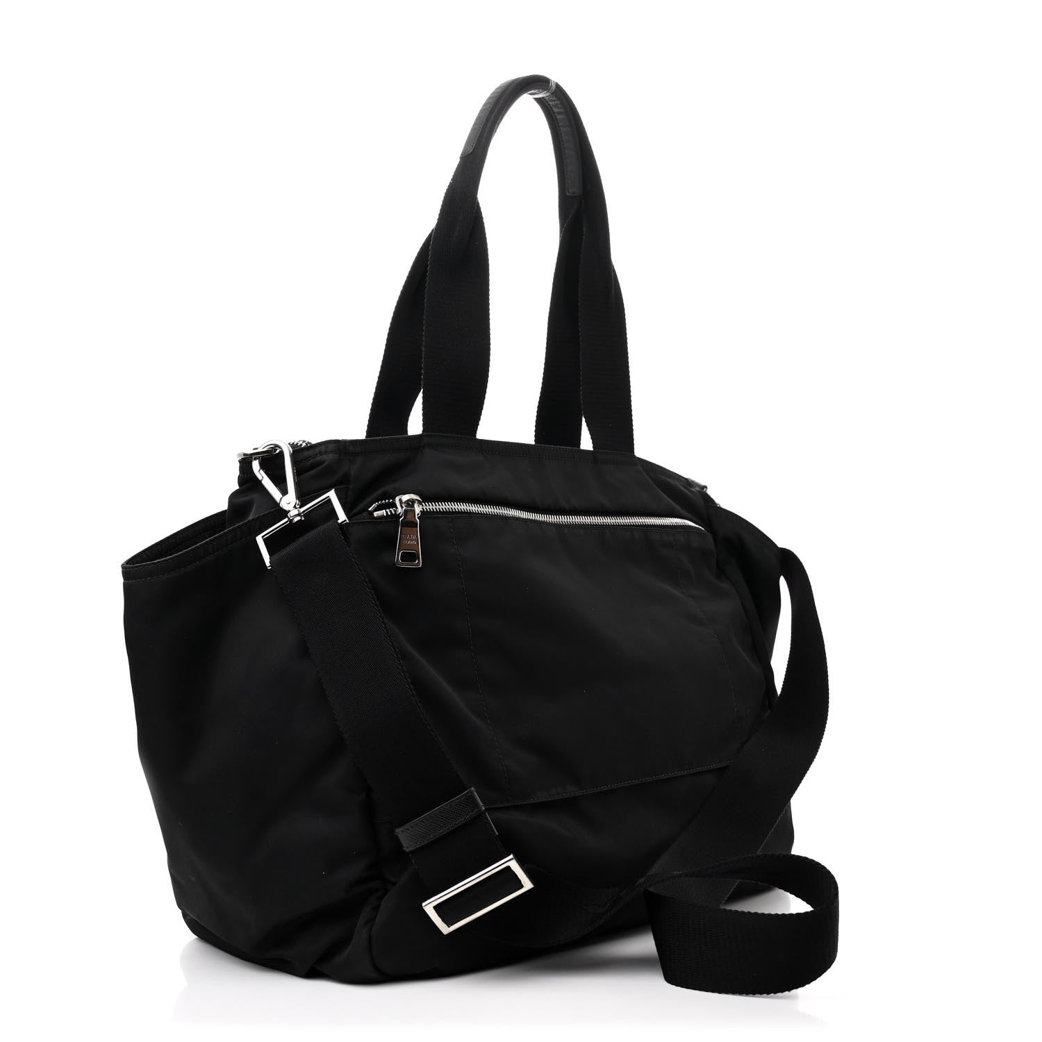 Prada Tessuto Nylon Vela Diaper Bag Black 3 of 12