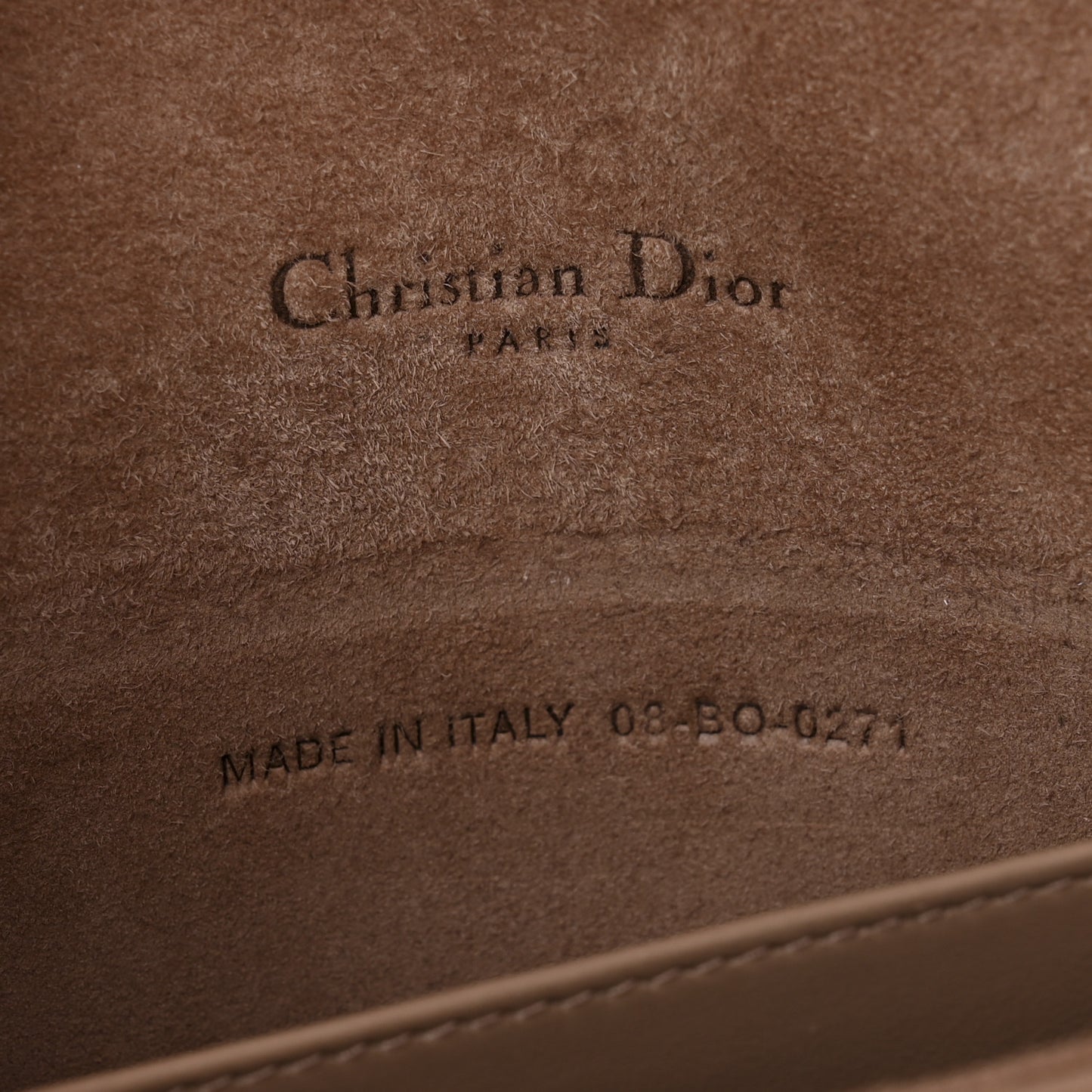 Ultra Matte Calfskin Cannage Lady Dior Clutch Fard