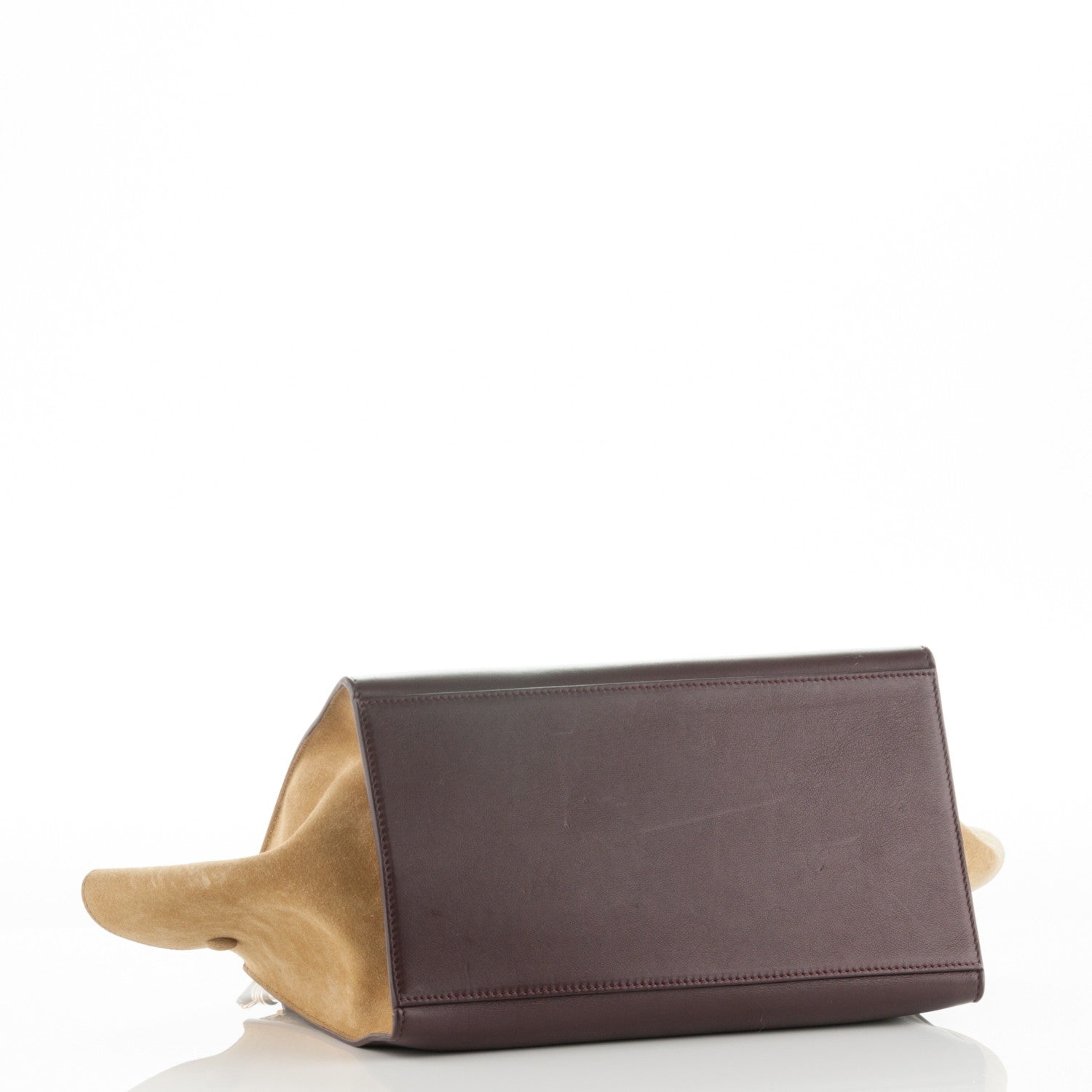 Celine Python Suede Medium Trapeze Khaki 5 of 9