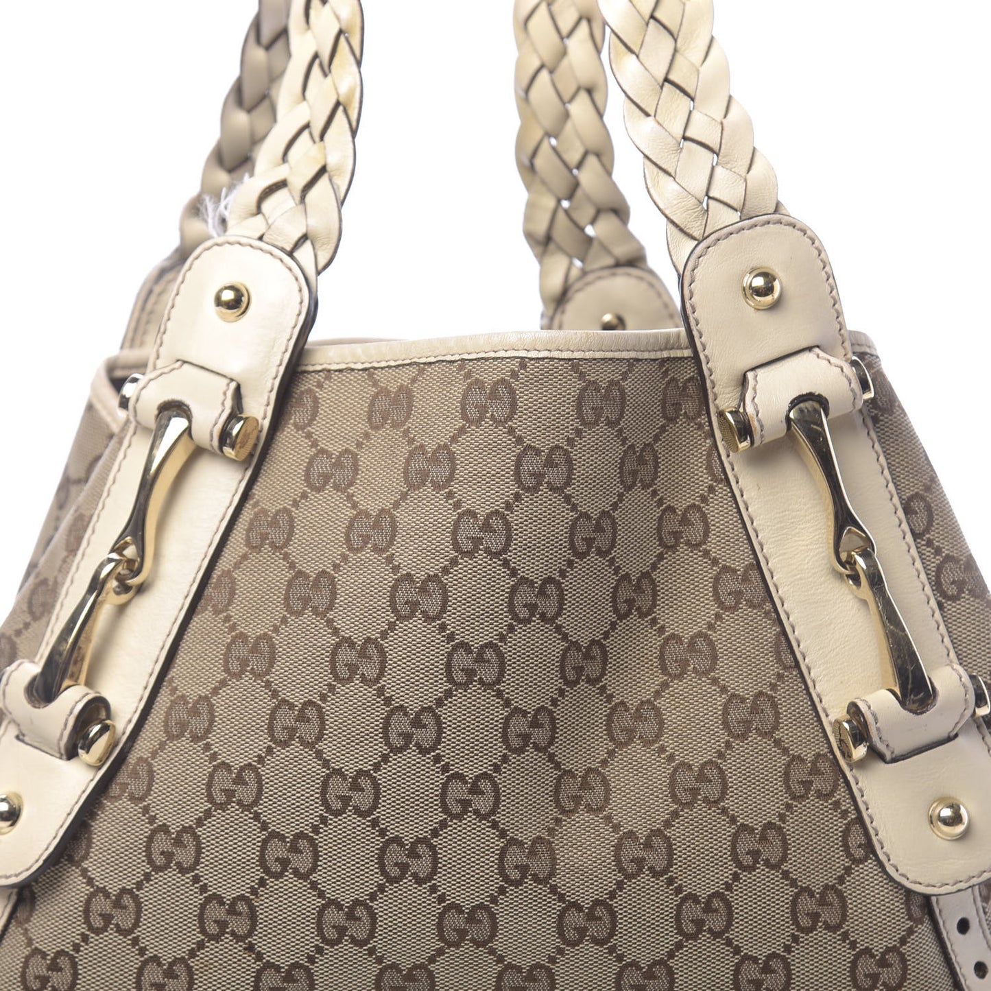 Monogram Small Pelham Shoulder Bag Off White