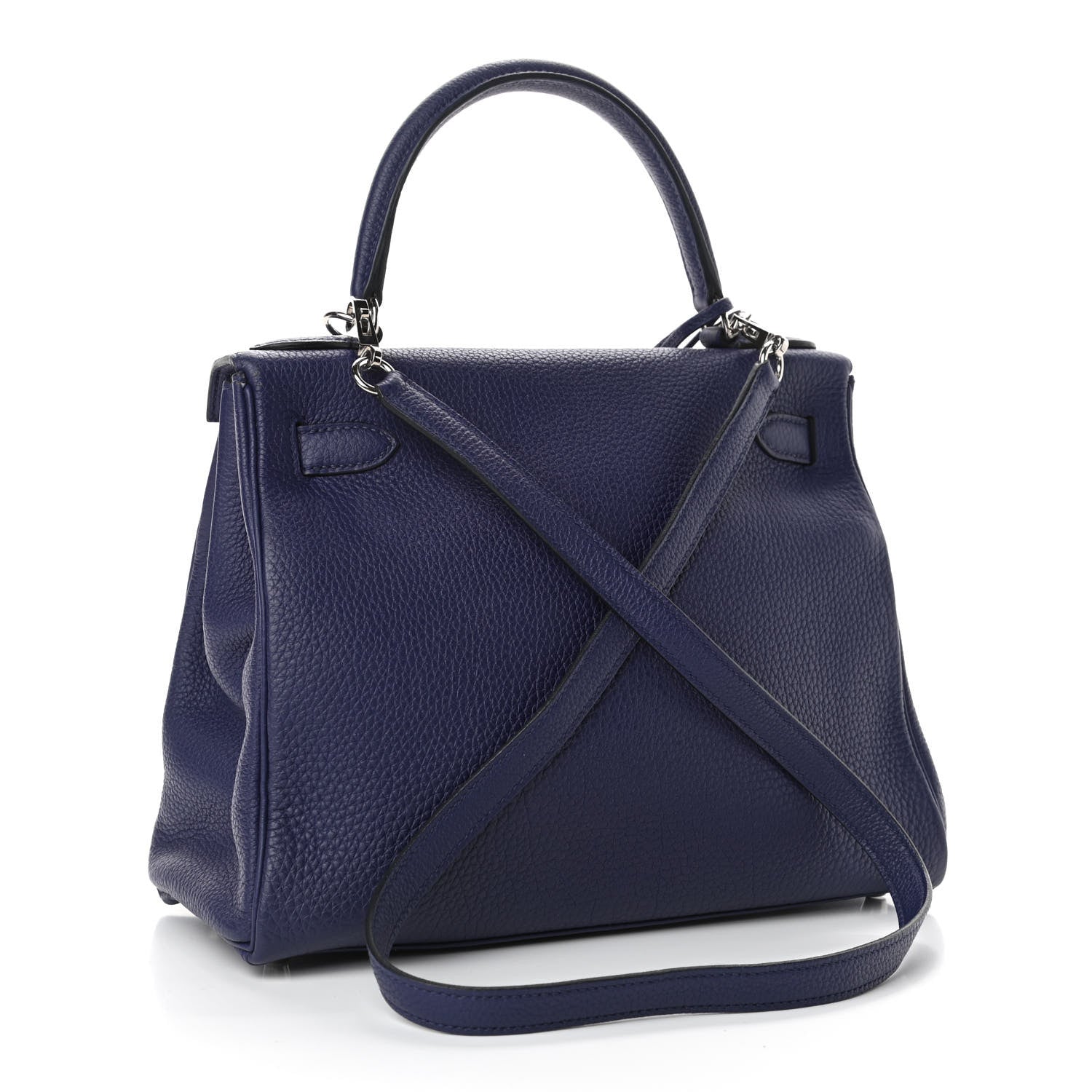 Hermes Togo Kelly Retourne 28 Bleu Encre 2 of 12