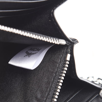 MCM Visetos Large Patricia Wallet On Chain Black 7 of 11