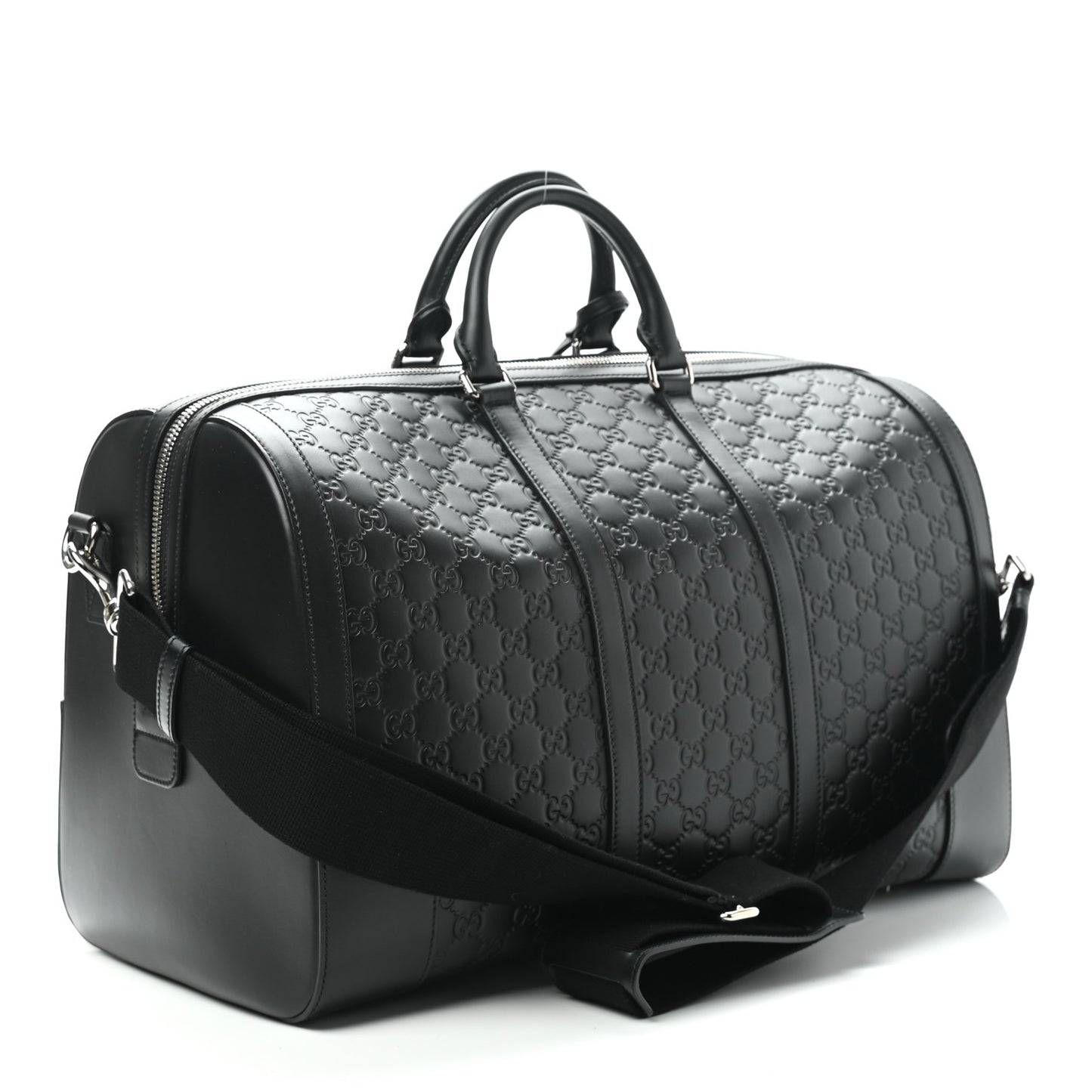 Guccissima Signature Medium Duffle Black