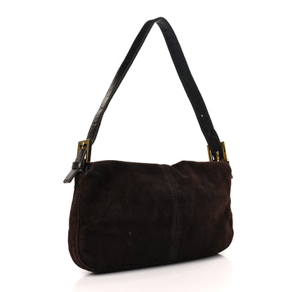 Fendi Suede Baguette Brown 3 of 10