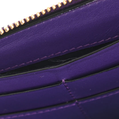 Bulgari Calfskin Serpenti Zip Around Wallet Amethyst 9 of 12