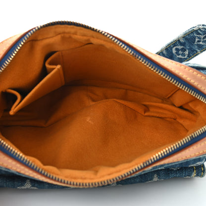 Louis Vuitton Monogram Denim Bum Bag Blue 5 of 7