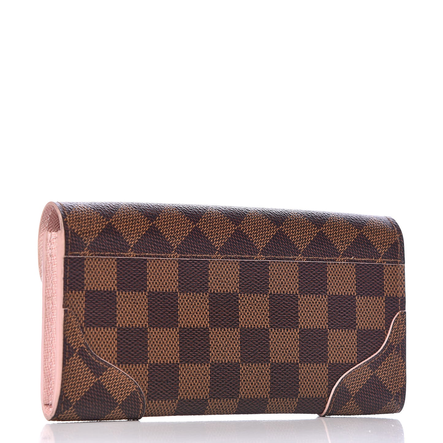 Damier Ebene Caissa Wallet Rose Ballerine