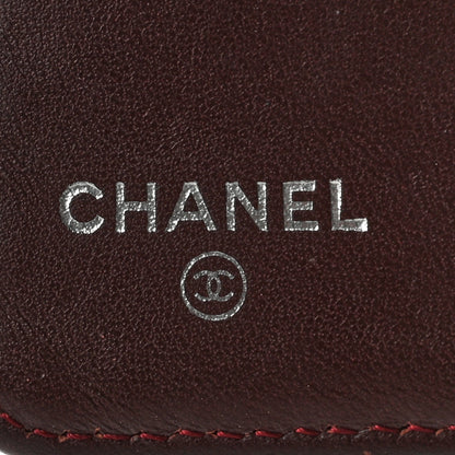 Chanel Lambskin Quilted Yen Wallet Black 6 of 11