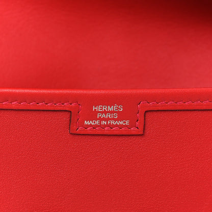 Hermes Swift Jige Elan 29 Clutch Rouge Casaque 6 of 9