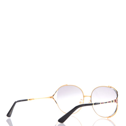 Gucci Metal Round Frame GG0595S Sunglasses Gold 3 of 8