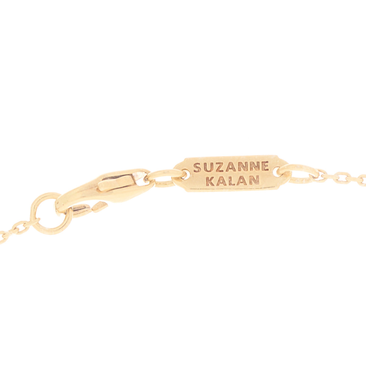 Suzanne Kalan 18K Yellow Gold Diamond Frenzy Bar Necklace 5 of 7