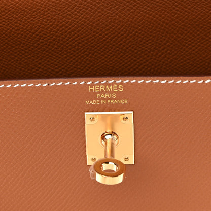 Hermes Epsom Kelly Sellier 25 Gold 6 of 11