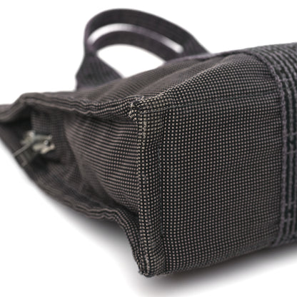Hermes Canvas Herline PM Tote Grey 8 of 9