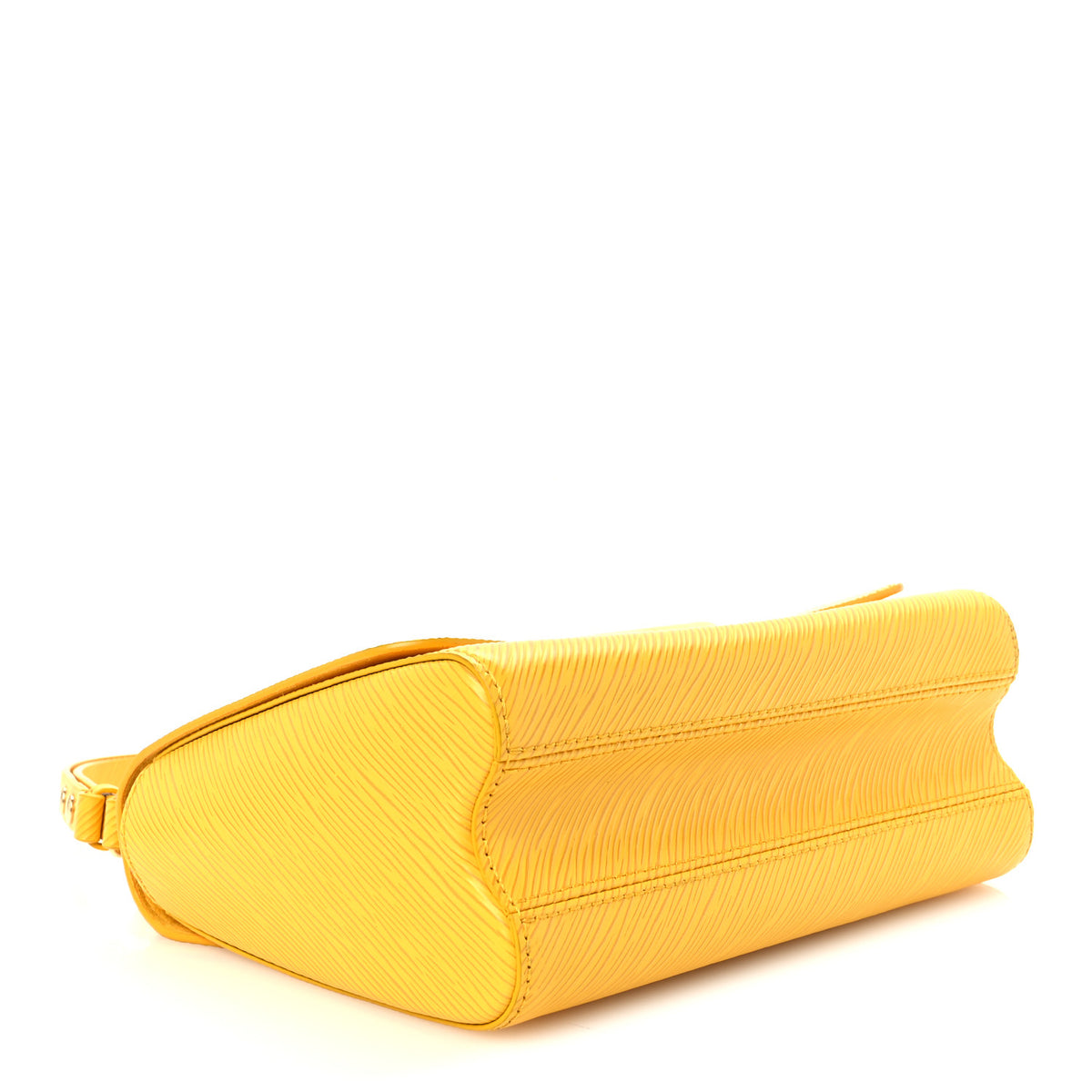 Epi Twist Braided Strap Shoulder Bag MM Sunflower