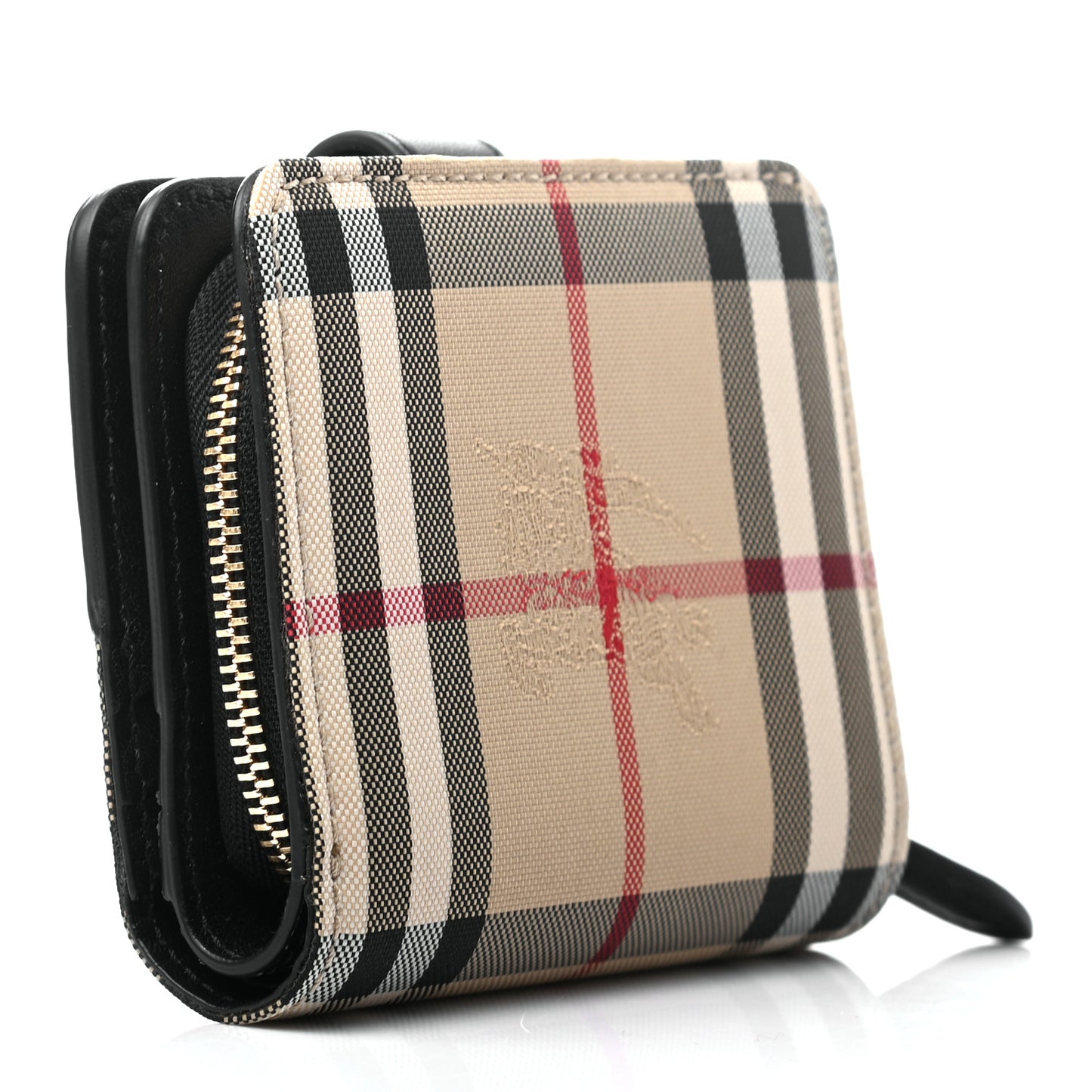 Horseferry Check Finsbury Wallet Black