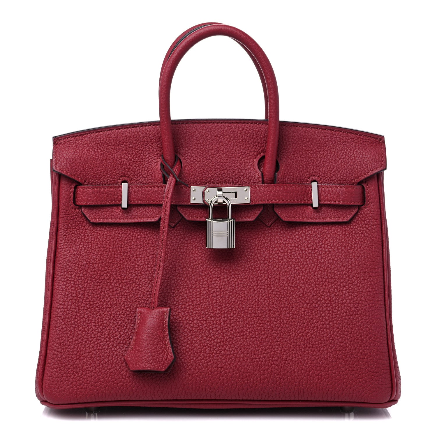 Hermes Togo Birkin 25 Rouge Grenat 1 of 10