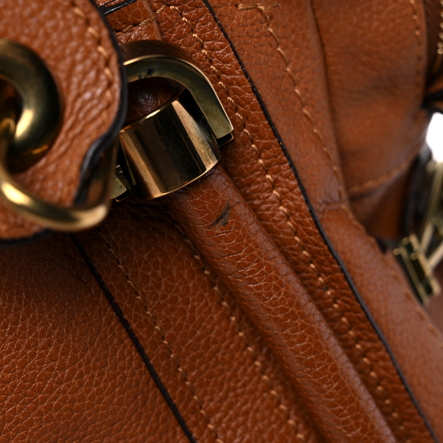 Chloe Calfskin Large Paraty Tan 18 of 23