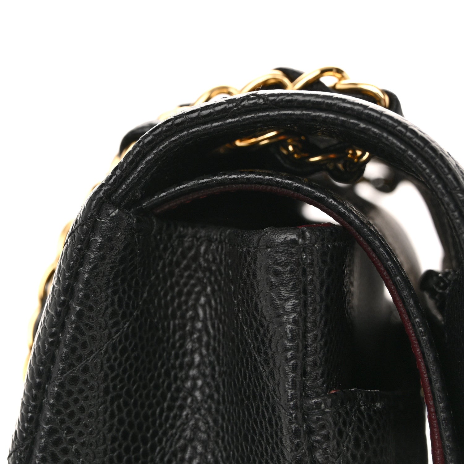 Chanel Caviar Quilted Medium Double Flap Black 11 of 13