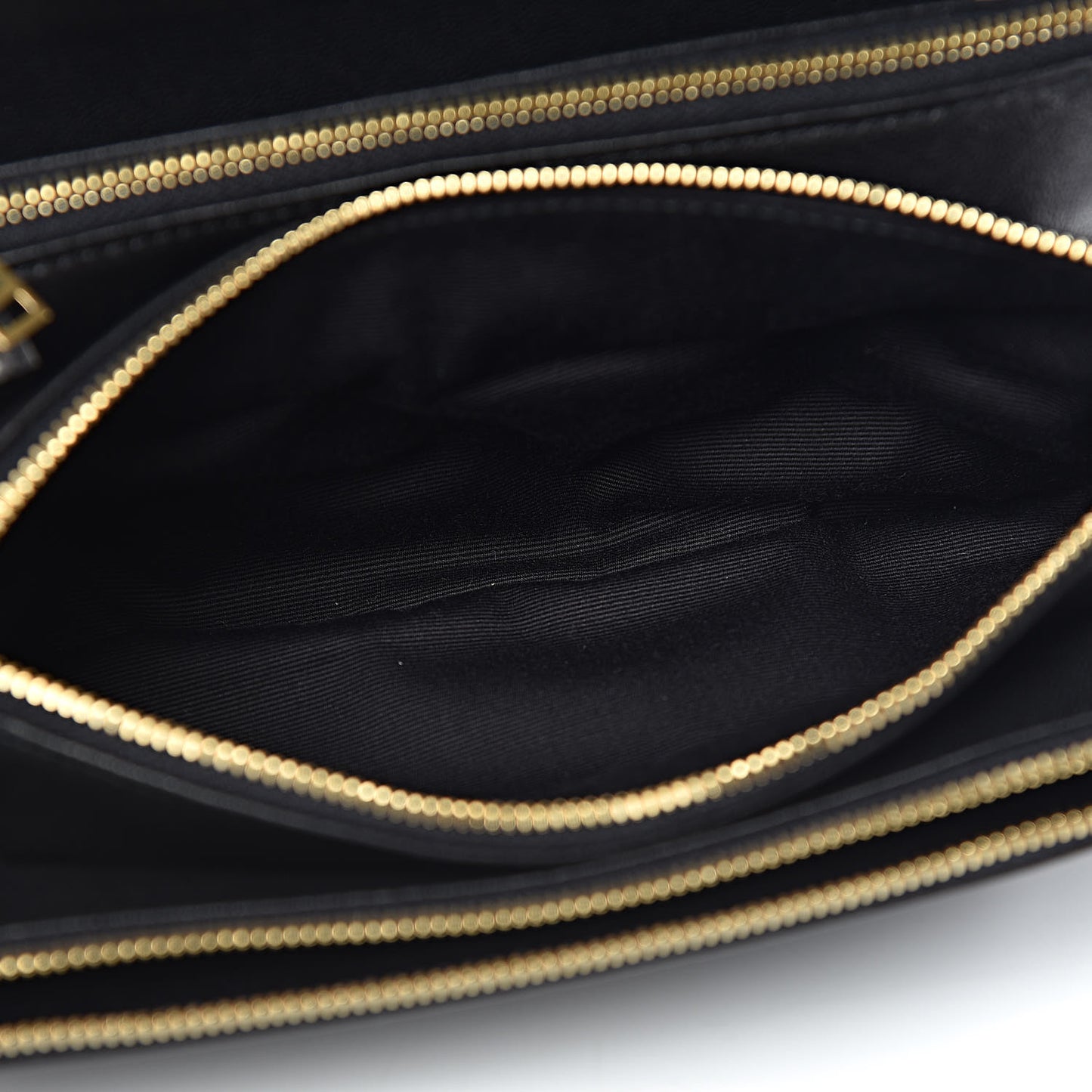Lambskin Diamond Quilted Monogram Angie Chain Bag Black