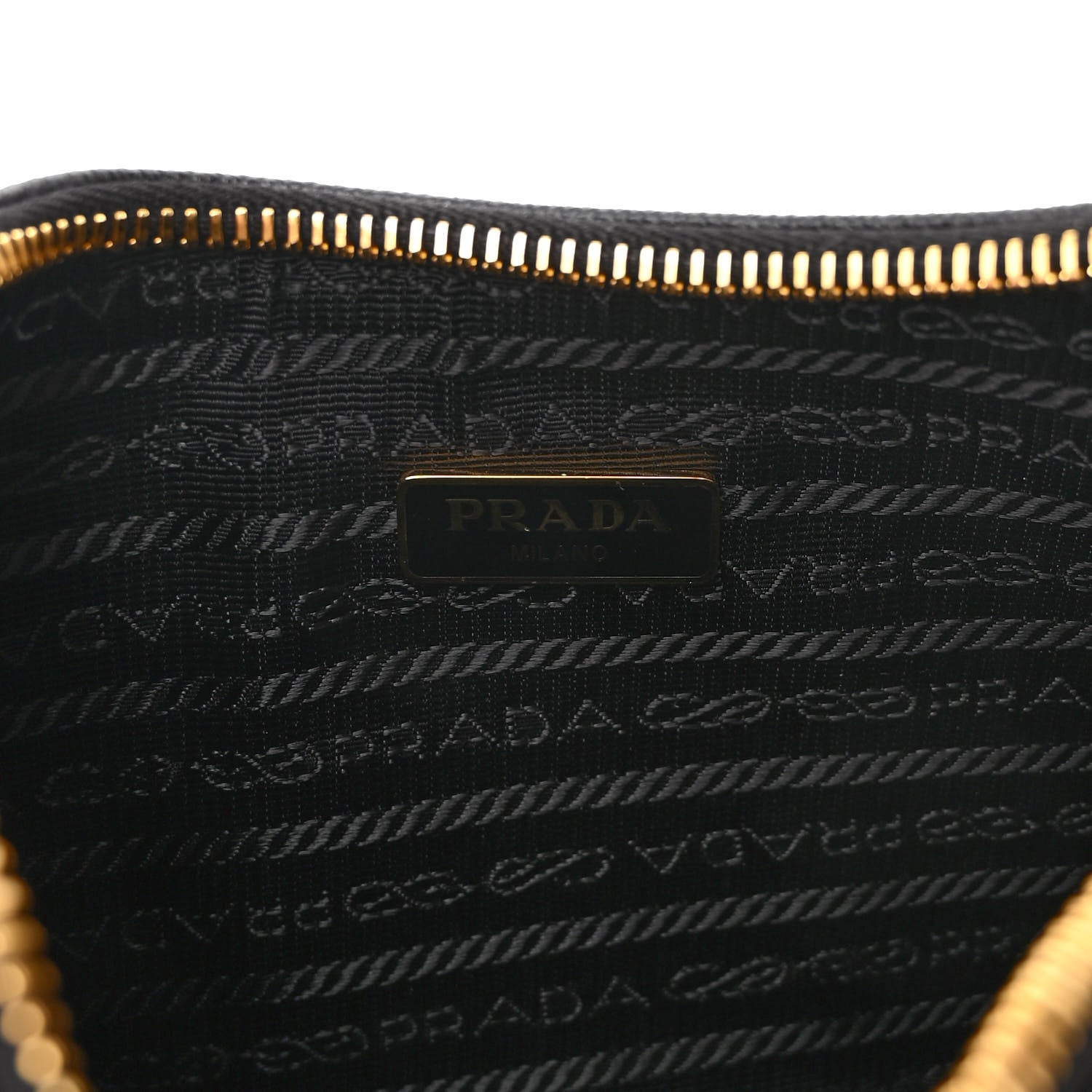 Prada Saffiano Lux Re-Edition 2005 Shoulder Bag Black 6 of 9