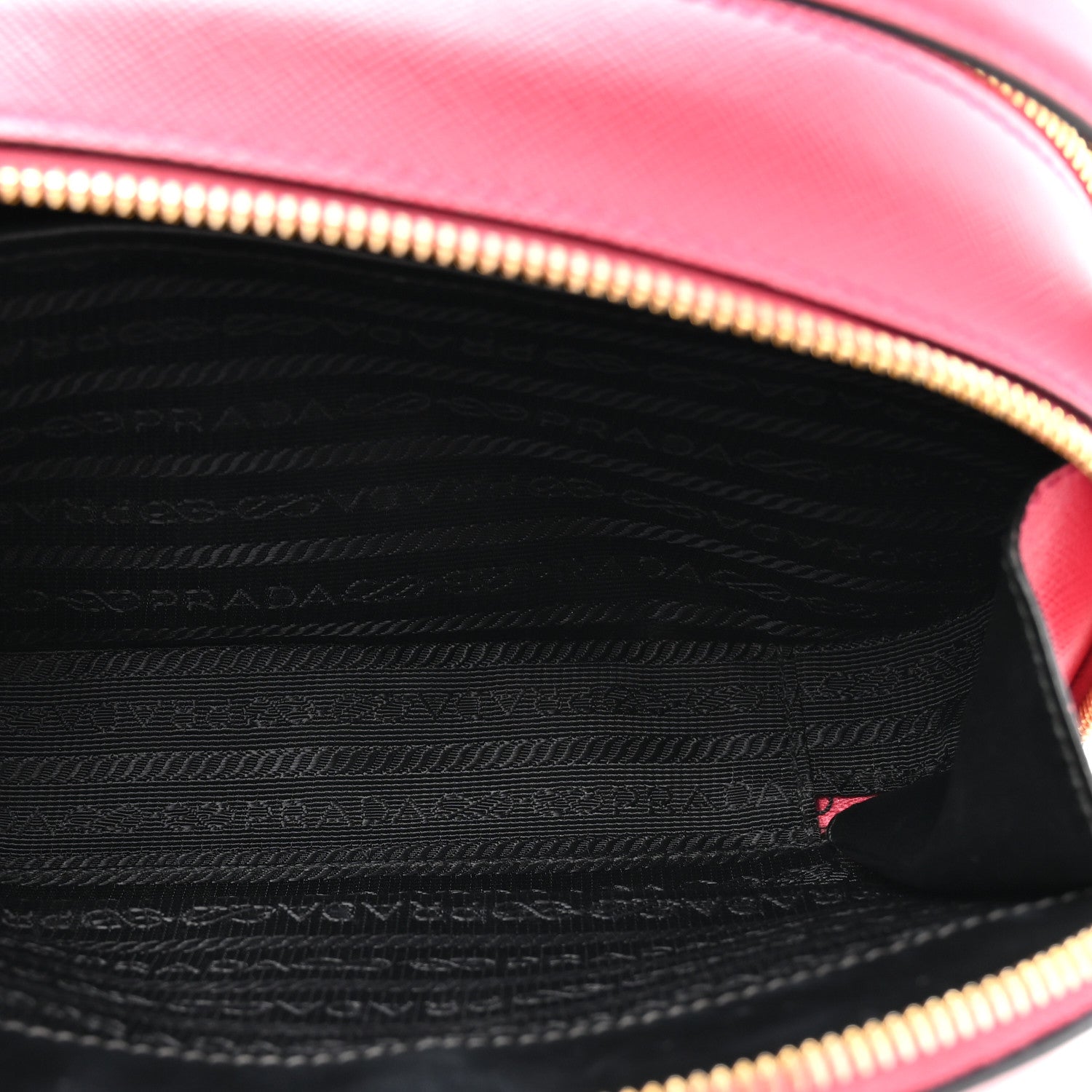 Prada Saffiano Lux Odette Crossbody Magenta 6 of 13