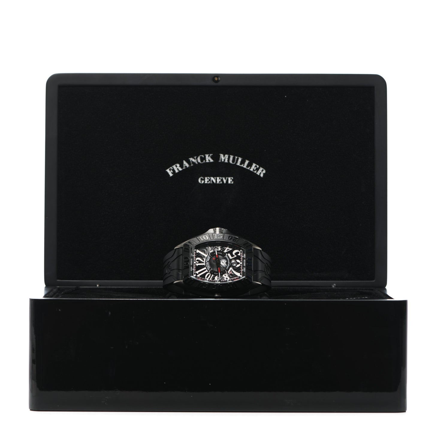 Titanium Rubber 45mm Conquistador Grand Prix Automatic Watch Black 8900SC