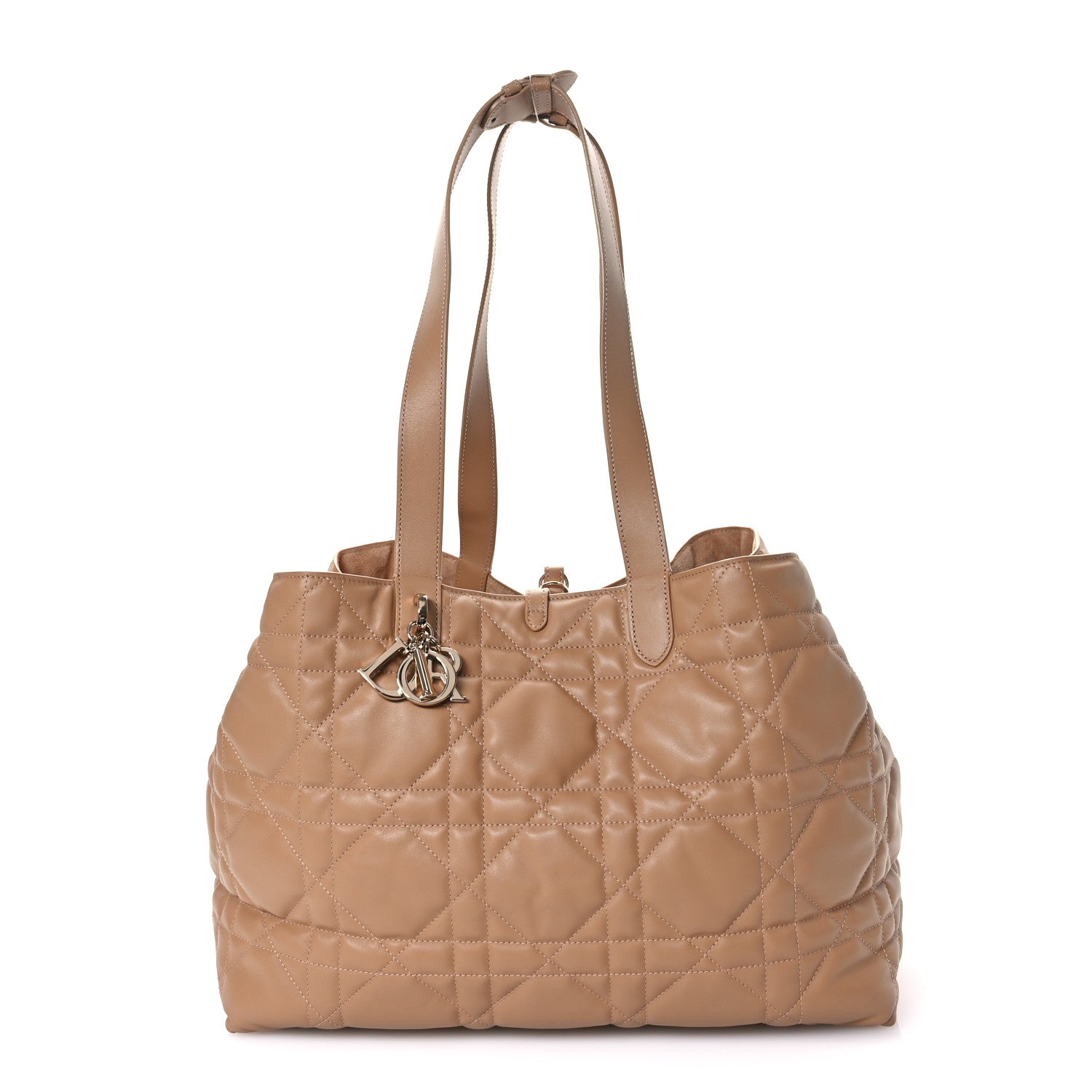Christian Dior Calfskin Macrocannage Large Toujours Tan 1 of 13