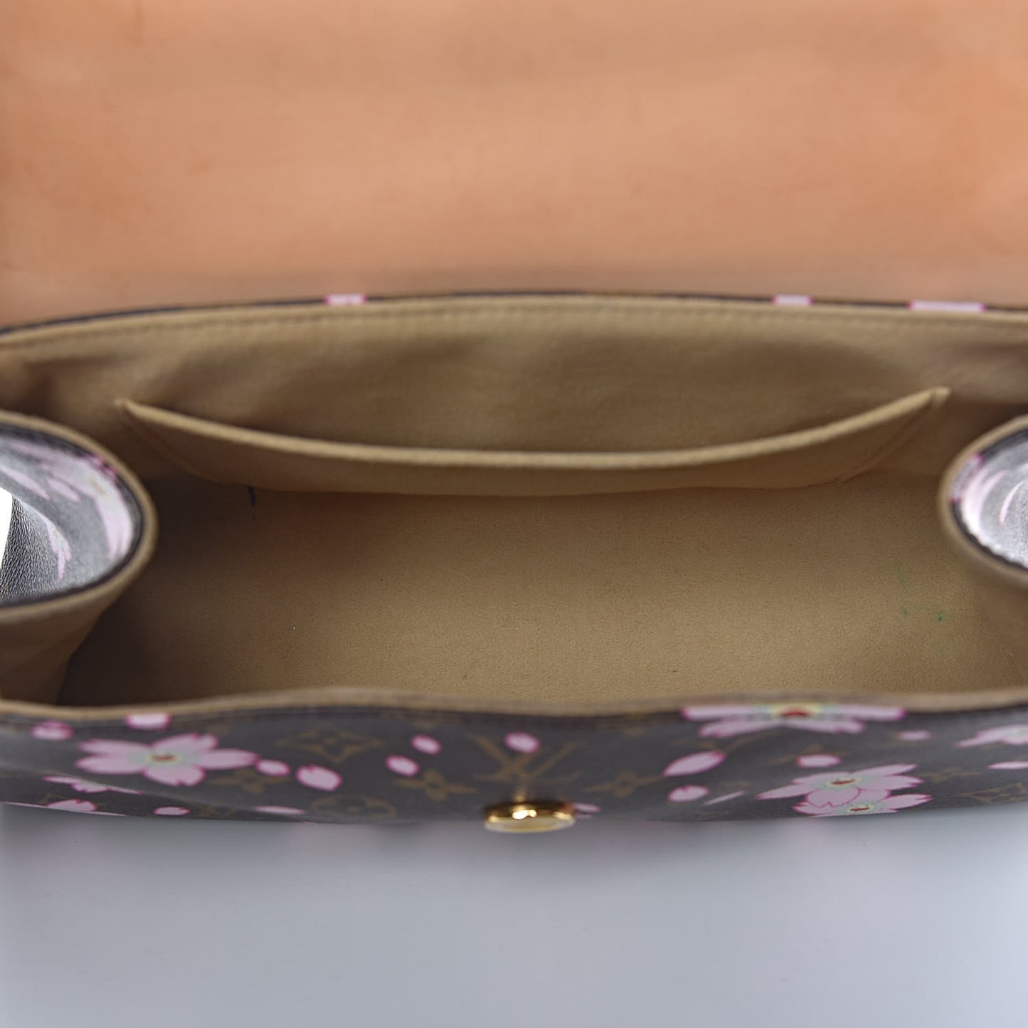 Monogram Cherry Blossom Sac Retro Bag Brown