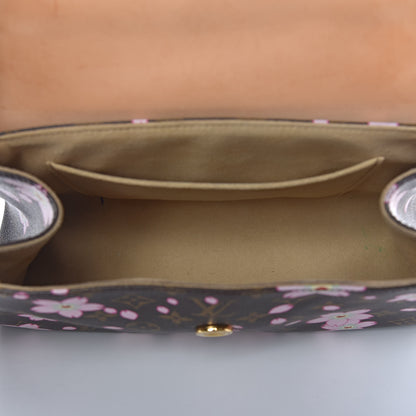 Louis Vuitton Monogram Cherry Blossom Sac Retro Bag Brown 5 of 15