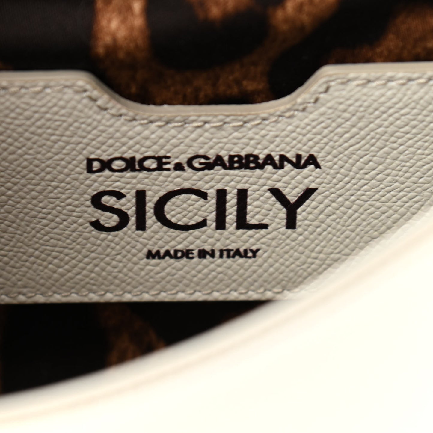 Dauphine Graffiti Printed Small Miss Sicily Satchel White