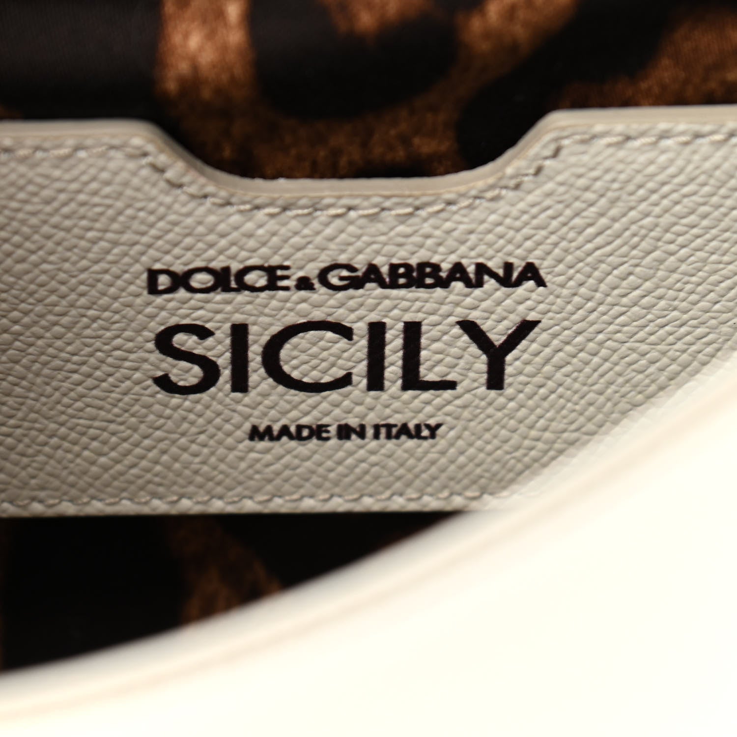 Dolce & Gabbana Dauphine Graffiti Printed Small Miss Sicily Satchel White 6 of 9