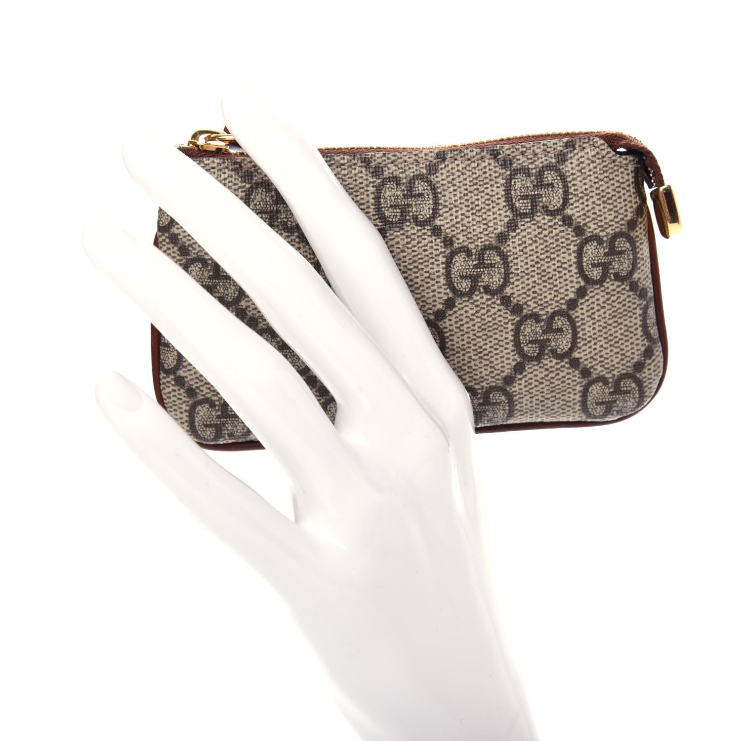 Gucci GG Supreme Monogram Key Case Brown 2 of 8