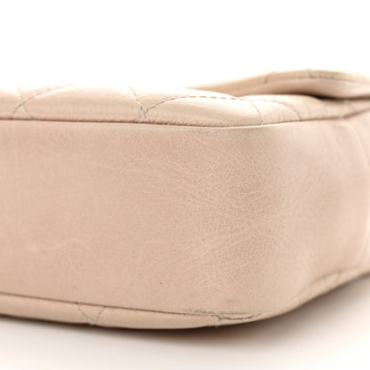 Chanel Glazed Calfskin Quilted Medium Duo Color Flap Light Pink 10 of 12